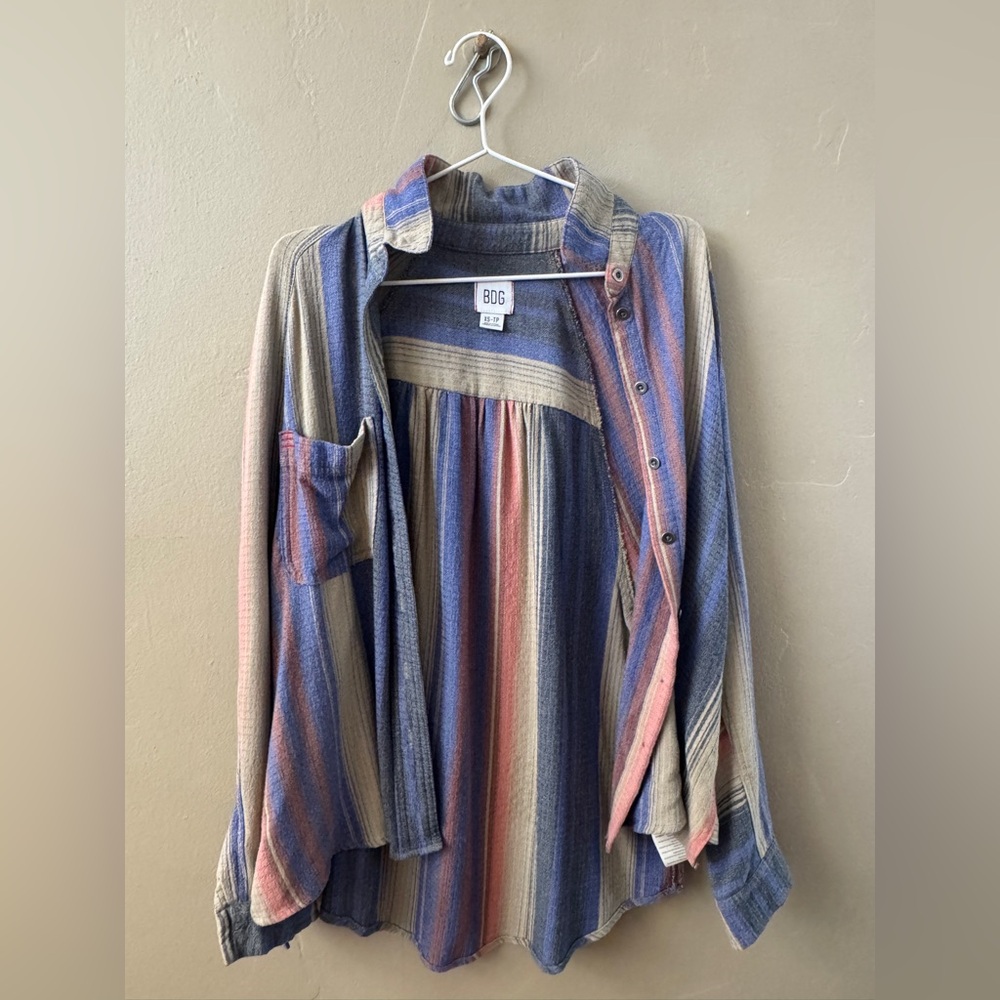 BDG Multicolor Striped Shirt